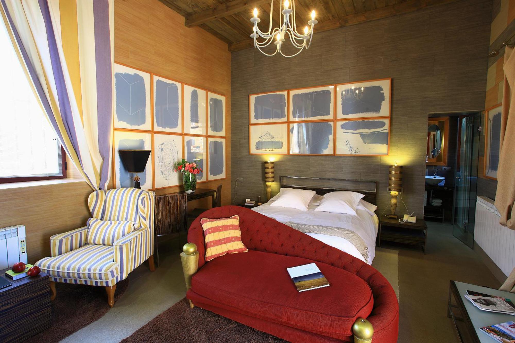 Hotel Boutique Palacio de la Serna Ballesteros De Calatrava Habitación foto